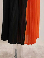 Luxury Pleated Asymmetric Dress