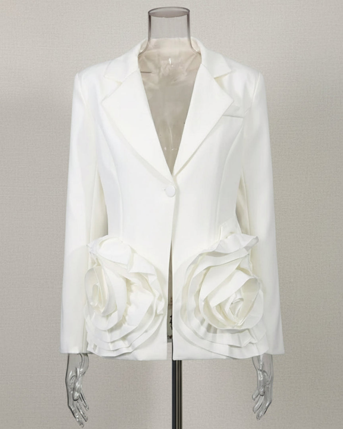 Luxury 3D Floral Blazer
