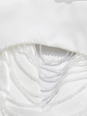 Open-Back Crystal Blazer