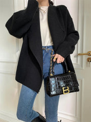 Luxury Thick Double-Knit Cardigan