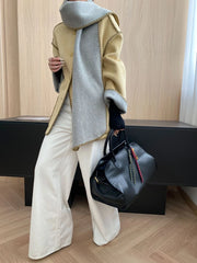 Luxury Wool-Blend Jacket & Scarf