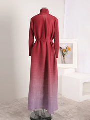 Premium Micro-Pleated Coat