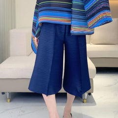 Casual Luxury Plissé Trousers