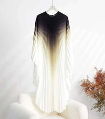 Elegant Kaftan Pleated Resort Dress