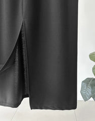 Luxury Peplum Top & Long Skirt Set