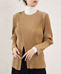 Luxury Convertible Plissé Top