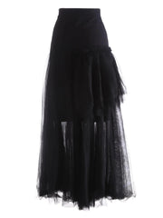 Luxury Asymmetrical Tulle Skirt