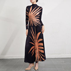 Luxury Plissé Skirt Set
