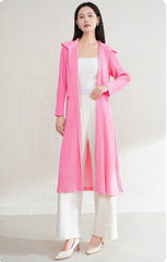 Luxury Hooded Pleated Coat
