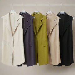 Luxury Plissé Pleat Japanese Vest
