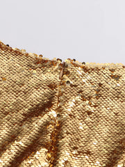 Luxury Sequin High-Waist Skirt