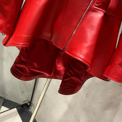 Luxury Sheepskin Asymmetric Jacket