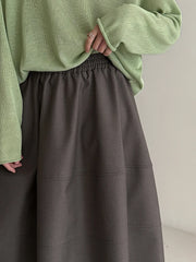 Luxury Minimalist A-Line Skirt