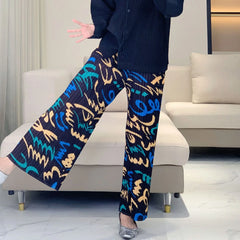 Designer Plissé Trousers