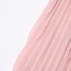 Luxury Ruffled Pleated Skirt Set