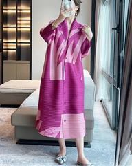 Plissé Conservative Dress Duster