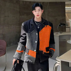 Men's Deconstructed Tweed Blazer
