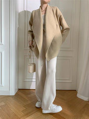 Luxury Thick Double-Knit Cardigan