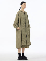 Everyday Oversized Hooded Long Coat