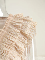 Truly Pleated Sleeveless Top & Skirt