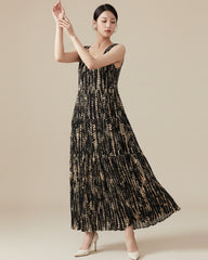 Elegant Travel Plissé Dress