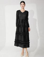 Premium Pleated Stretchy Dress