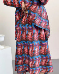 Luxury Essential Pleats Skirt Set