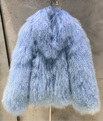 Curly Shearling Lamb Coat