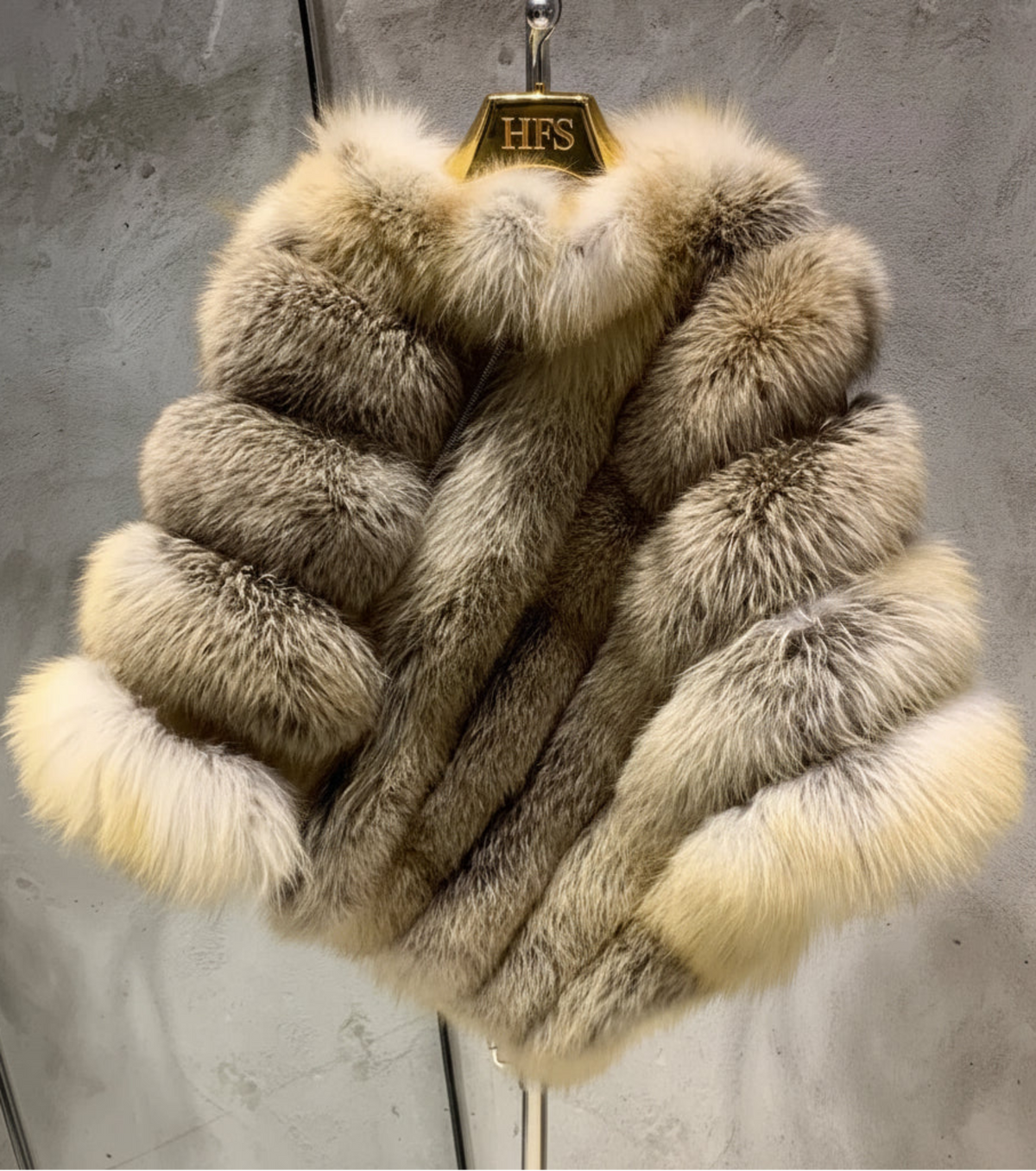 Couture Fox Fur Cape