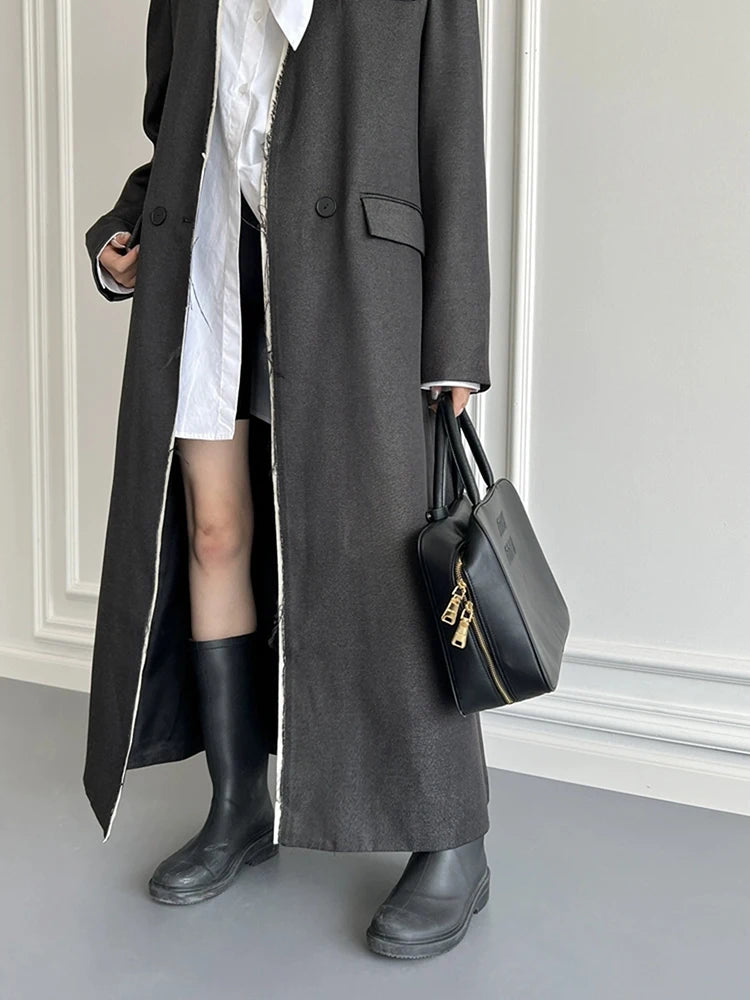 HEYFANCYSTYLE High-End Korean Style Trench Coat