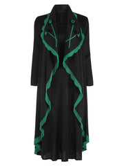 Luxury Pleated Floral Collar Dress