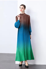 Truly Pleated Cuff Sleeve Dress