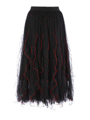 Couture Polka Dot Tulle Skirt