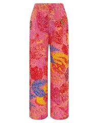 Luxury Pleated Botanical Pants