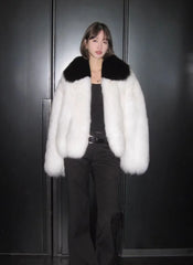 Women's Cozy Luxury Fluffy Faux Fur Coat