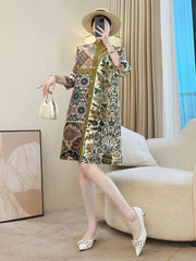 Loose-Fit Pleated Tunic Top