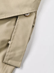 Luxury Pleated Trench Coat