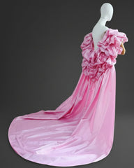 Luxury Formal Taffeta Overcoat