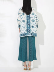 Tailored Fit Pleated Palazzo Pant Set