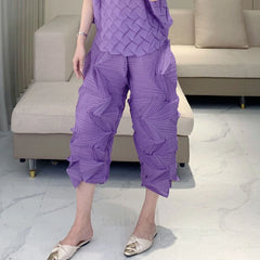 Luxe Pleated Crinkled 2-Piece Set