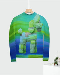 Modern Pleated Knit Top