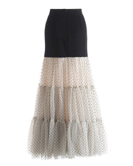 Formal Tulle Polka Dot Skirt