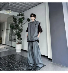 Men's Japanese Bushido Streetwear Baggy Set