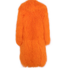 Couture Shearling Lamb Fur Coat - Extra Long