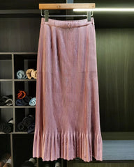Luxury Pleated Petite-Fit Skirt