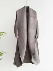 Elegant Pleats Formal Coat