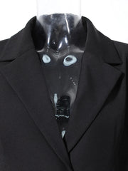 Avant-Garde Mesh Blazer Coat