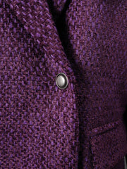 Wool-Blend Relaxed Fit Blazer