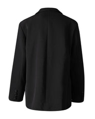 Feather Beaded Oversized Blazer