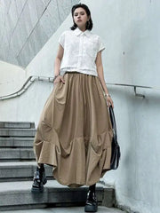 Avant-Garde Wide Leg Trousers